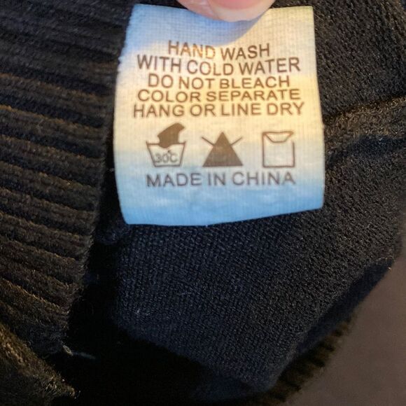 Debut Classic Black Button-Up Cardigan Size Small - Picture 5 of 6